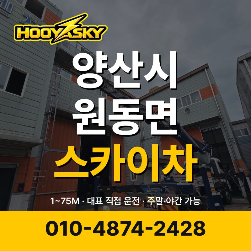 양산시 원동면 스카이차 후야스카이 010-4874-2428